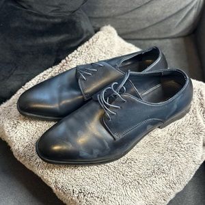 Zara Man Dark Blue Dress Shoes Size 41 8
